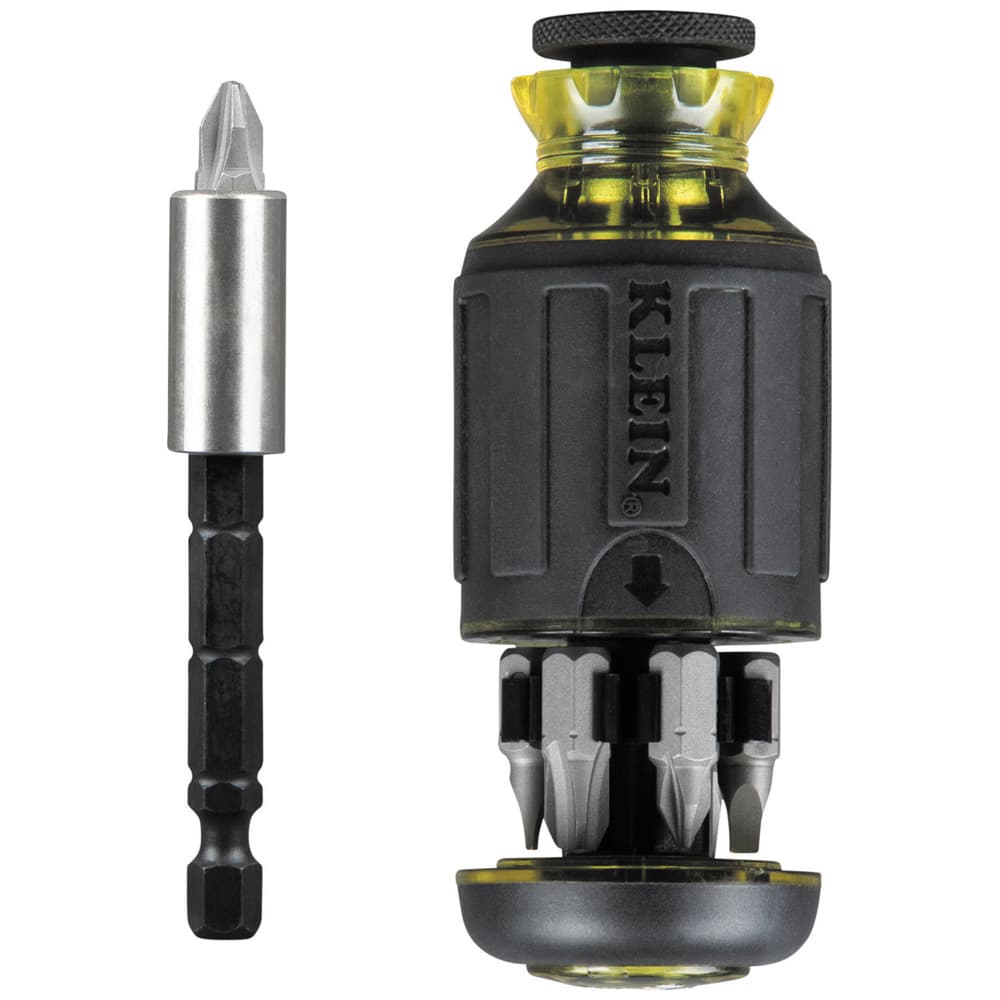 Destornillador compacto de longitud ajustable de varios bits 8 en 1