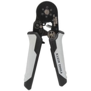 Crimpadora hexagonal con casquillo de trinquete para cables de 10 a 22 AWG