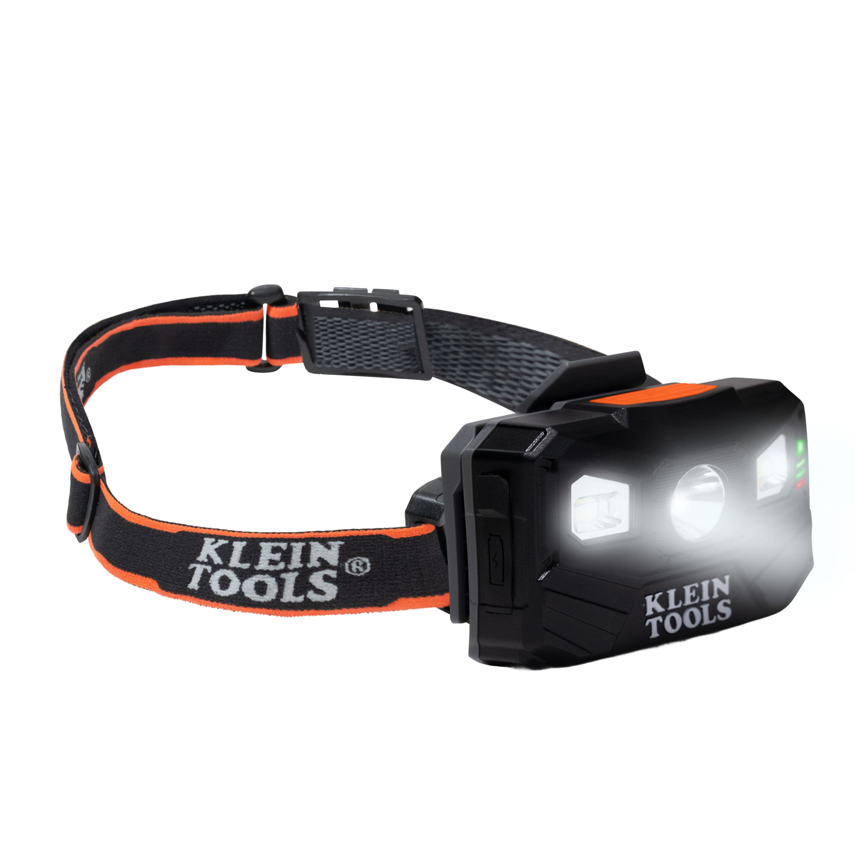 LINTERNA FRONTAL RECARGABLE CON CORREA 400 LUMENES