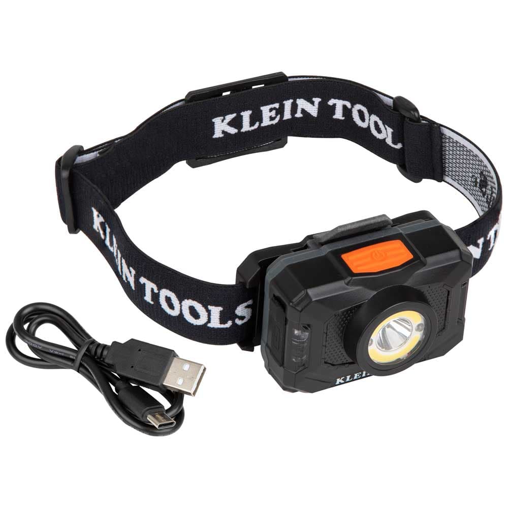 LINTERNA FRONTAL LED RECARGABLE DE DOS COLORES AJUSTABLE
