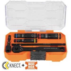 Juego de dados plegables de alta resistencia KNECT™ Essential Deep-Well, SAE, 7 piezas
