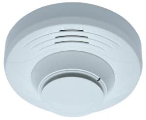 Detector de humo fotoeléctrico direccionable FlashScan, sensibilidad preajustada 1.5%, para lazo SLC de 2 hilos, color blanco